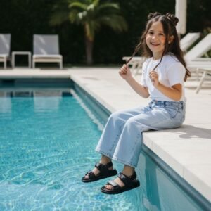 SANDALIA PRADA NIÑA IMPOTADA